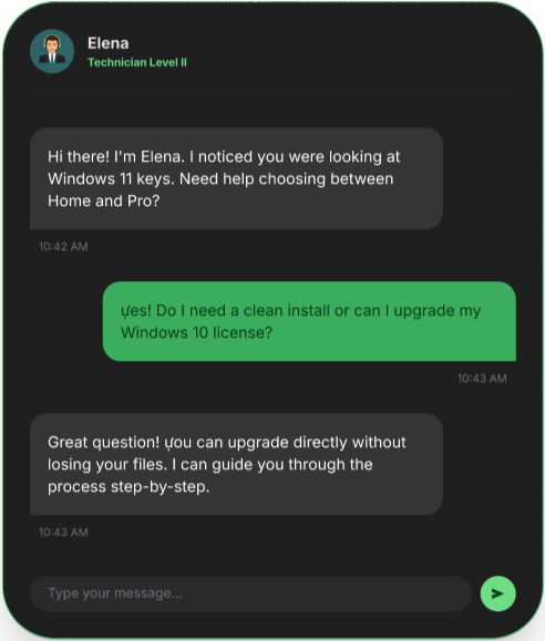 Live Chat Support